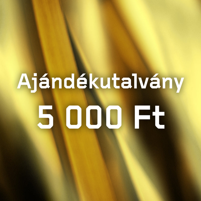 AJÁNDÉKUTALVÁNY 5 000 FT